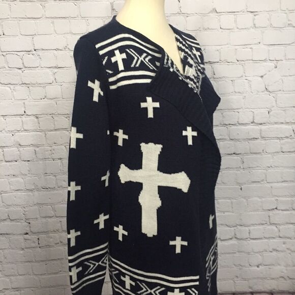 HOT & DELICIOUS LONG SWEATER KNIT LONG CARDIGAN - Picture 6 of 7